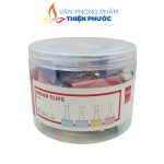 kẹp bướm nhiều màu deli 51mm