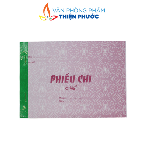 Phiếu chi 1 liên 13x19cm -100 tờ