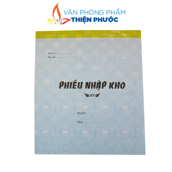 Phiếu nhập kho 3 liên A4 - 50 bộ