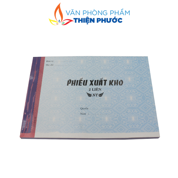 Phiếu xuất kho 2 liên 13x19cm - 50 bộ