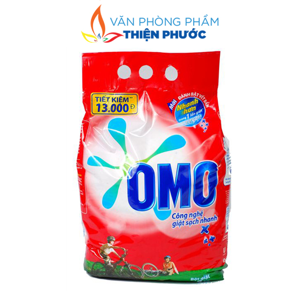 bột giặt omo 800gr văn phòng phẩm thiện phước