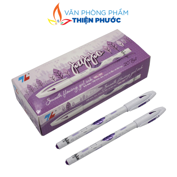 Bút Thiên Long GEL-027 Tím văn phòng phẩm thiện phước