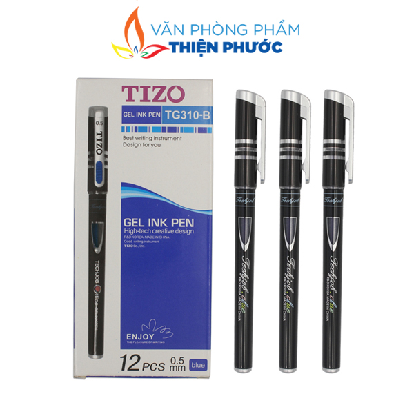 bút gel tizo TG310-B văn phòng phẩm thiện phước