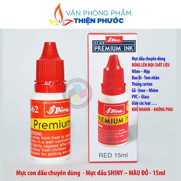 Mực Dấu Chuyên Dụng 15ml văn phòng phẩm thiện phước