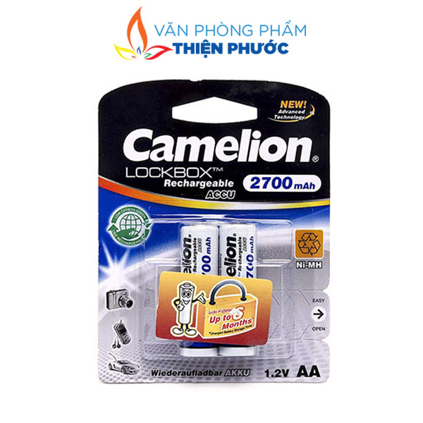 Pin sạc 2A camelion văn phòng phẩm thiện phước