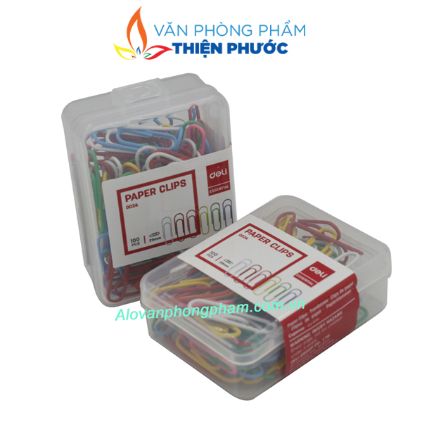 Ghim Giấy Màu Deli 0024 thiện phước